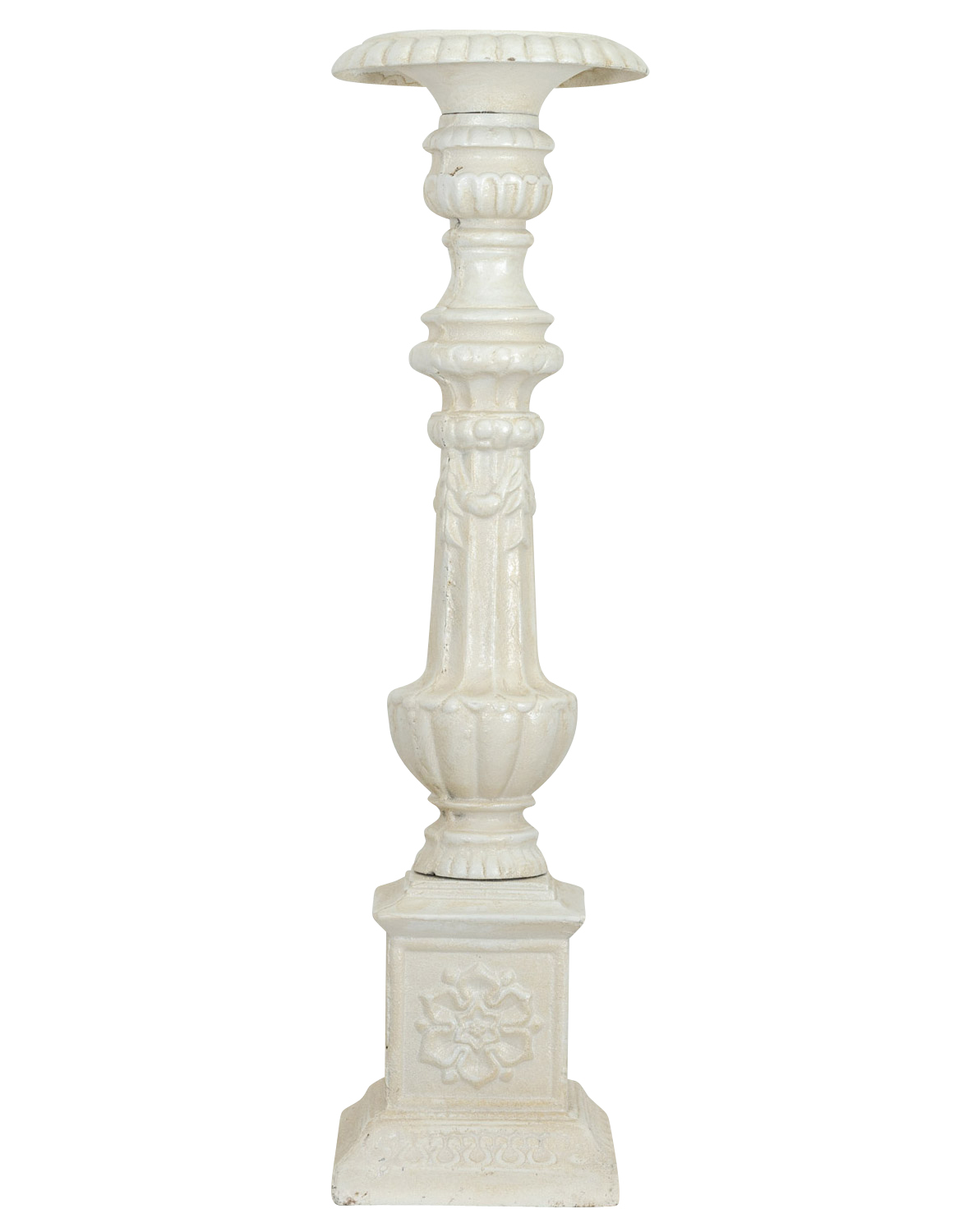 MB-31-3 Kerzenleuchter Altarleuchter Kandelaber Kerzenständer Antik-Stil 70cm weiß