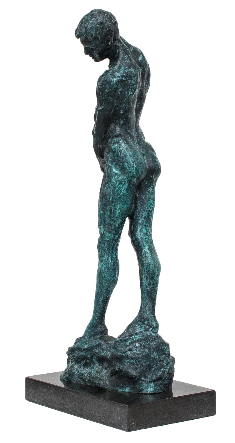 YB178-2 Bronzeskulptur Akt Mann erotische Kunst Bronze Skulptur Figur sculpture (b)