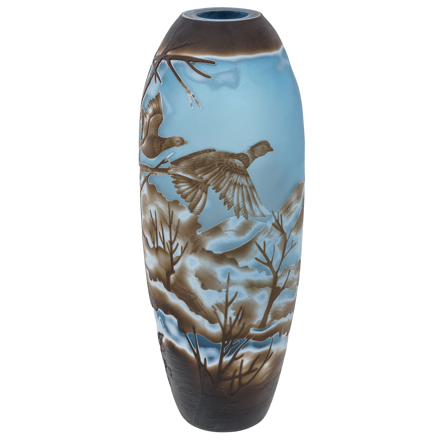 GV-51-5 Vase Replika nach Galle Gallé Glasvase Glas Antik-Jugendstil-Stil Kopie c2