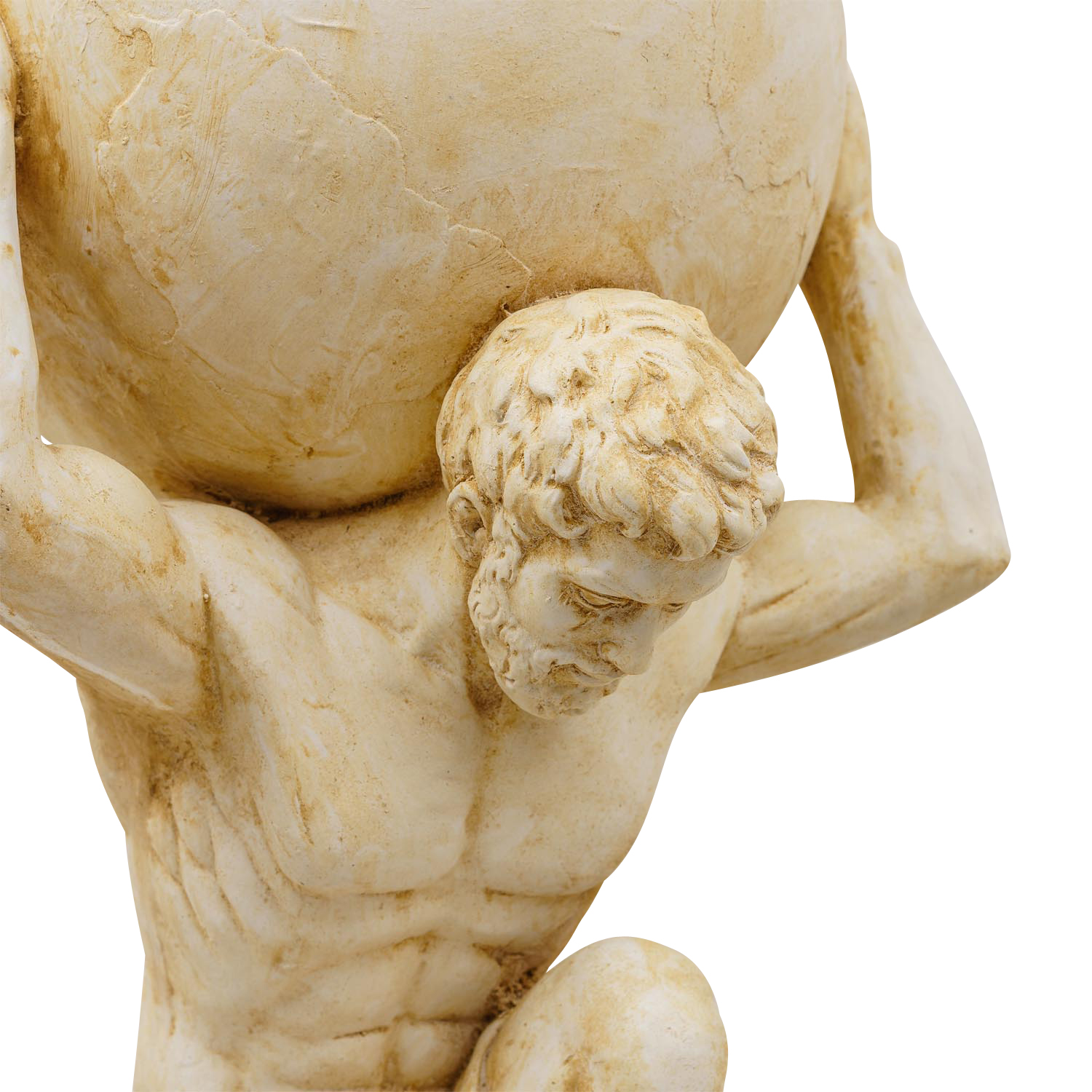 TZ-17-6 XL Atlas Titan Weltkugel Skulptur Figur Statue Garten Haus Antik-Stil 69cm