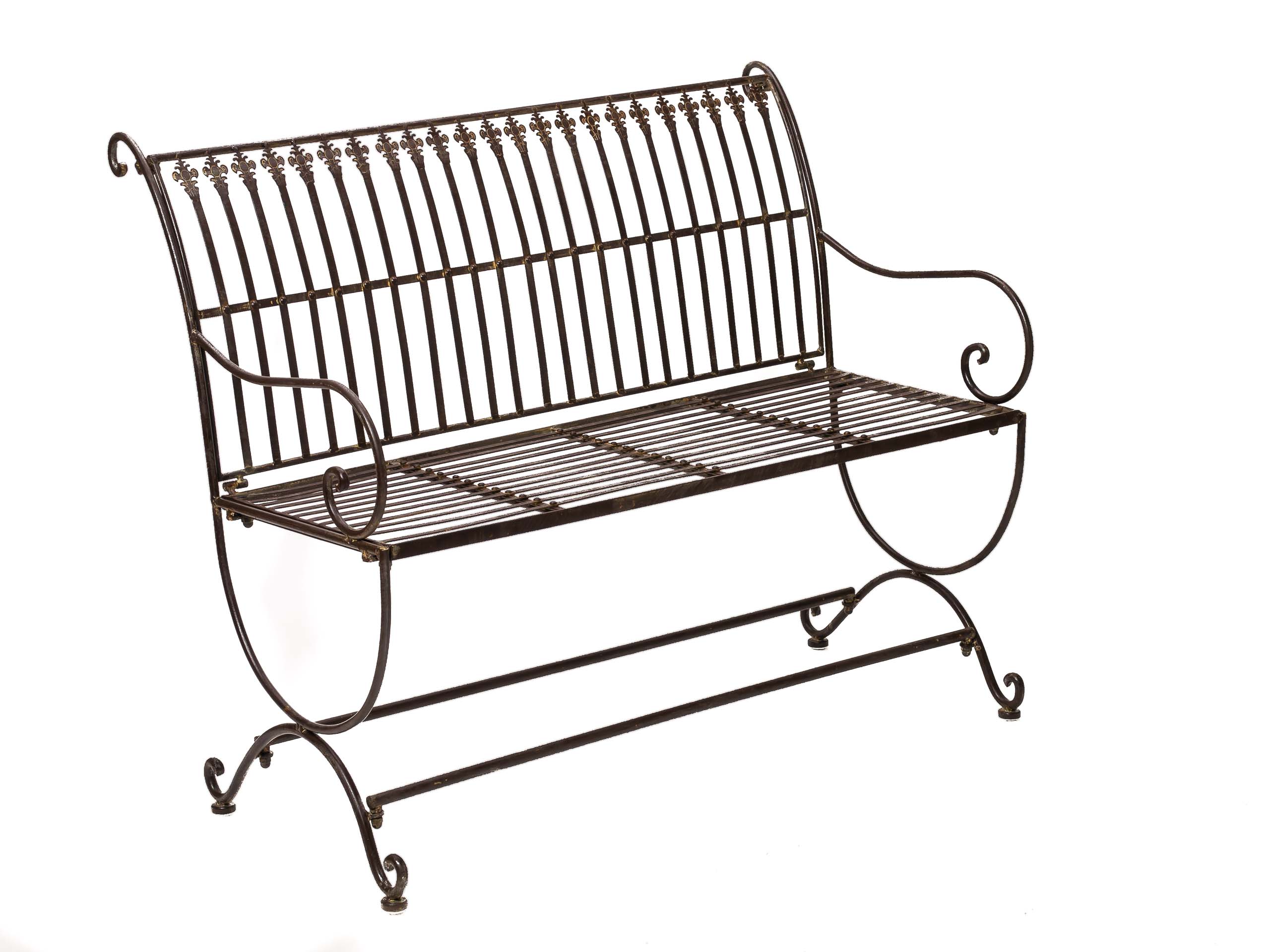 RZ-14-5 NOSTALGIE GARTENBANK METALL SEHR STABIL ANTIK STIL GARTENMÖBEL GARTEN