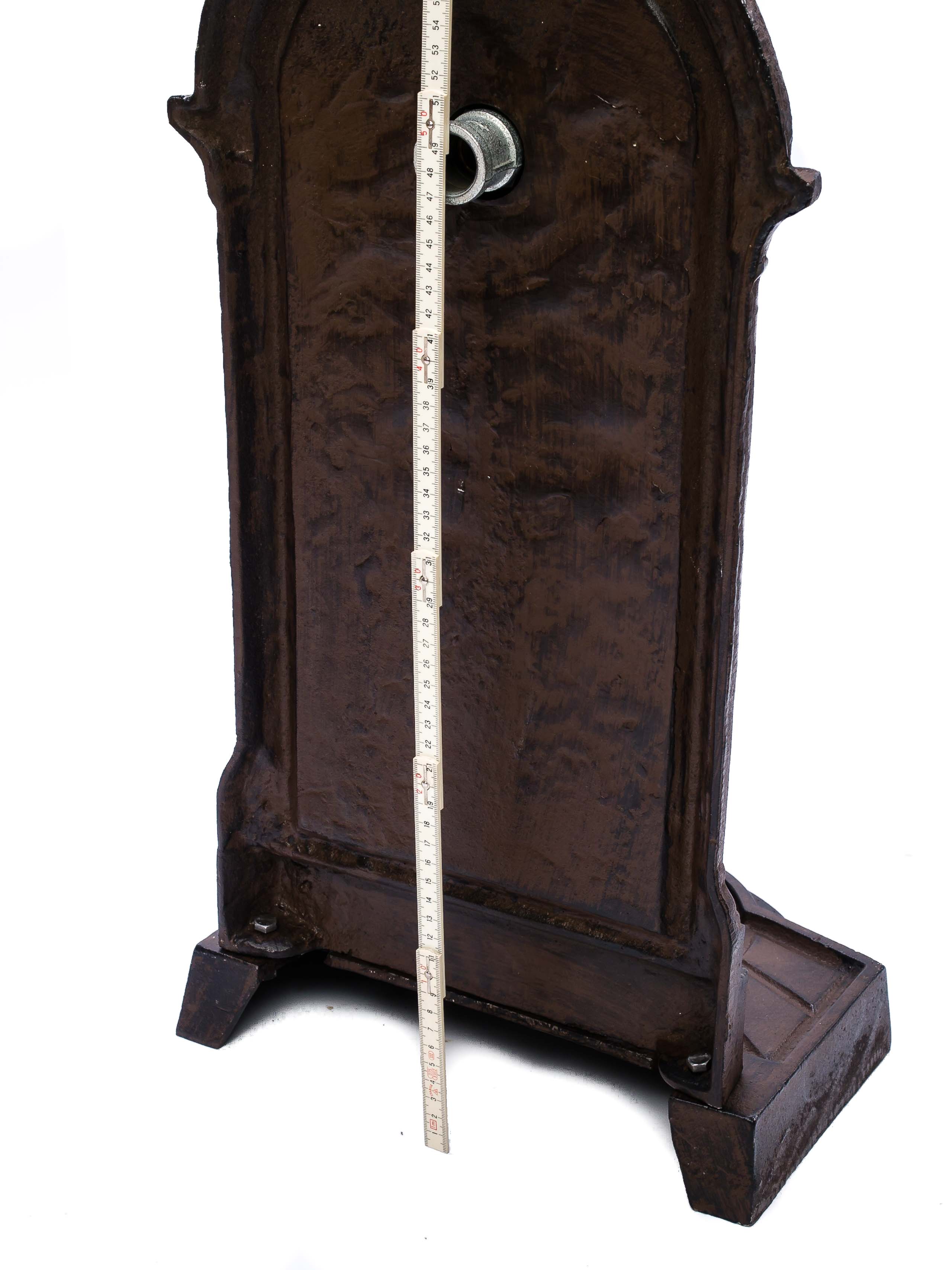 STANDBRUNNEN 64CM 11KG WASCHBECKEN BRUNNEN EISEN BRAUN WANDBRUNNEN ANTIK STIL