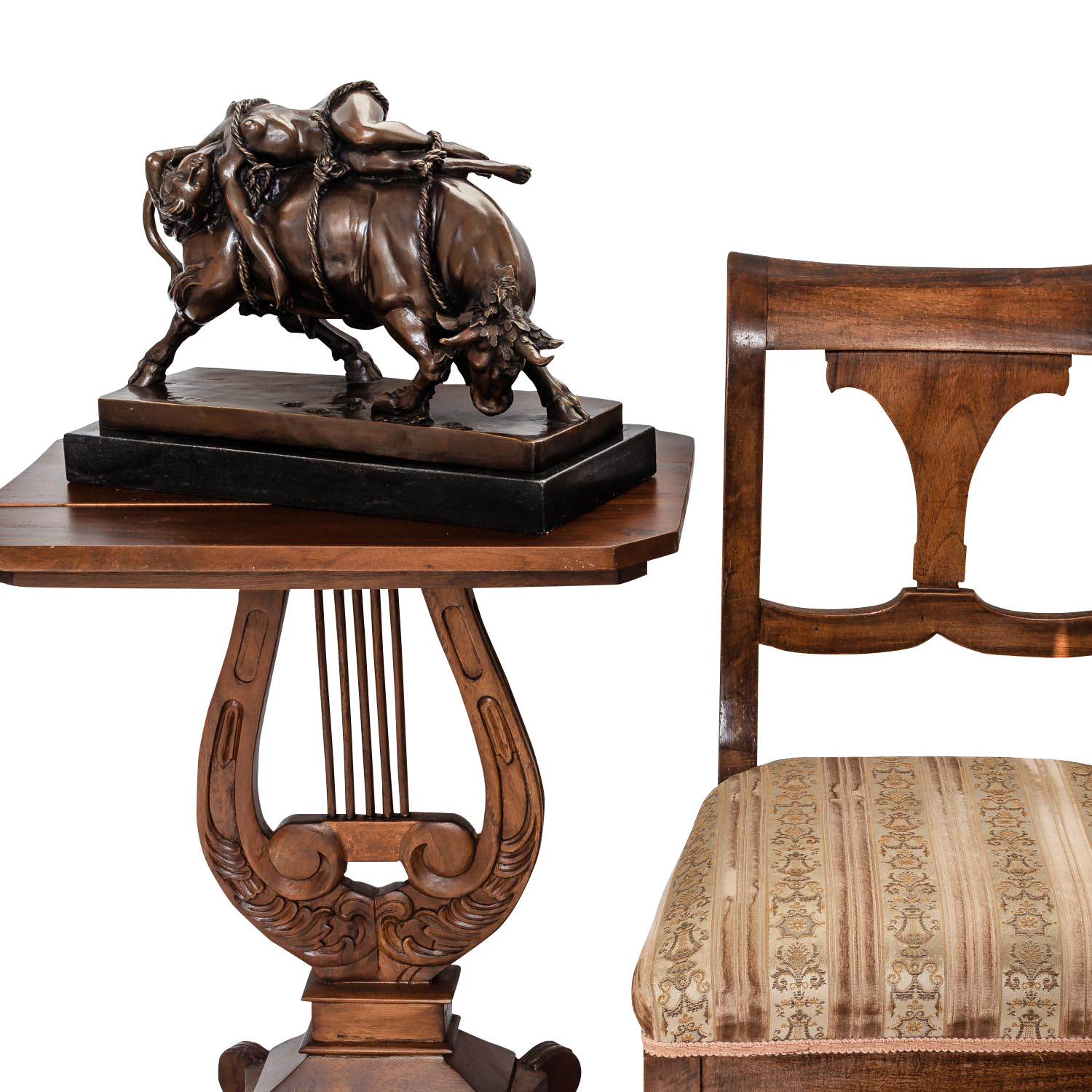 YY-11-7 Bronzeskulptur Europa Stier nach Marcel Debut Stil Bronze Figur Skulptur Replik