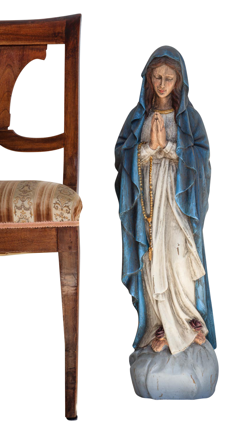 XXL Skulptur Madonna 80cm Heiligenfigur Maria Figur Statue Antik-Stil