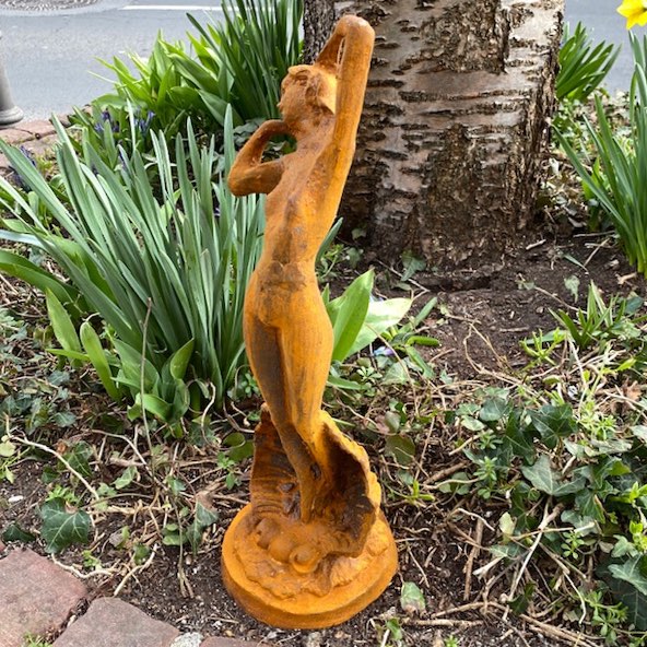 venus-aubaho Skulptur Frau Akt Erotik Liebe Eisen Rost Figur Statue Antik-Stil Venus