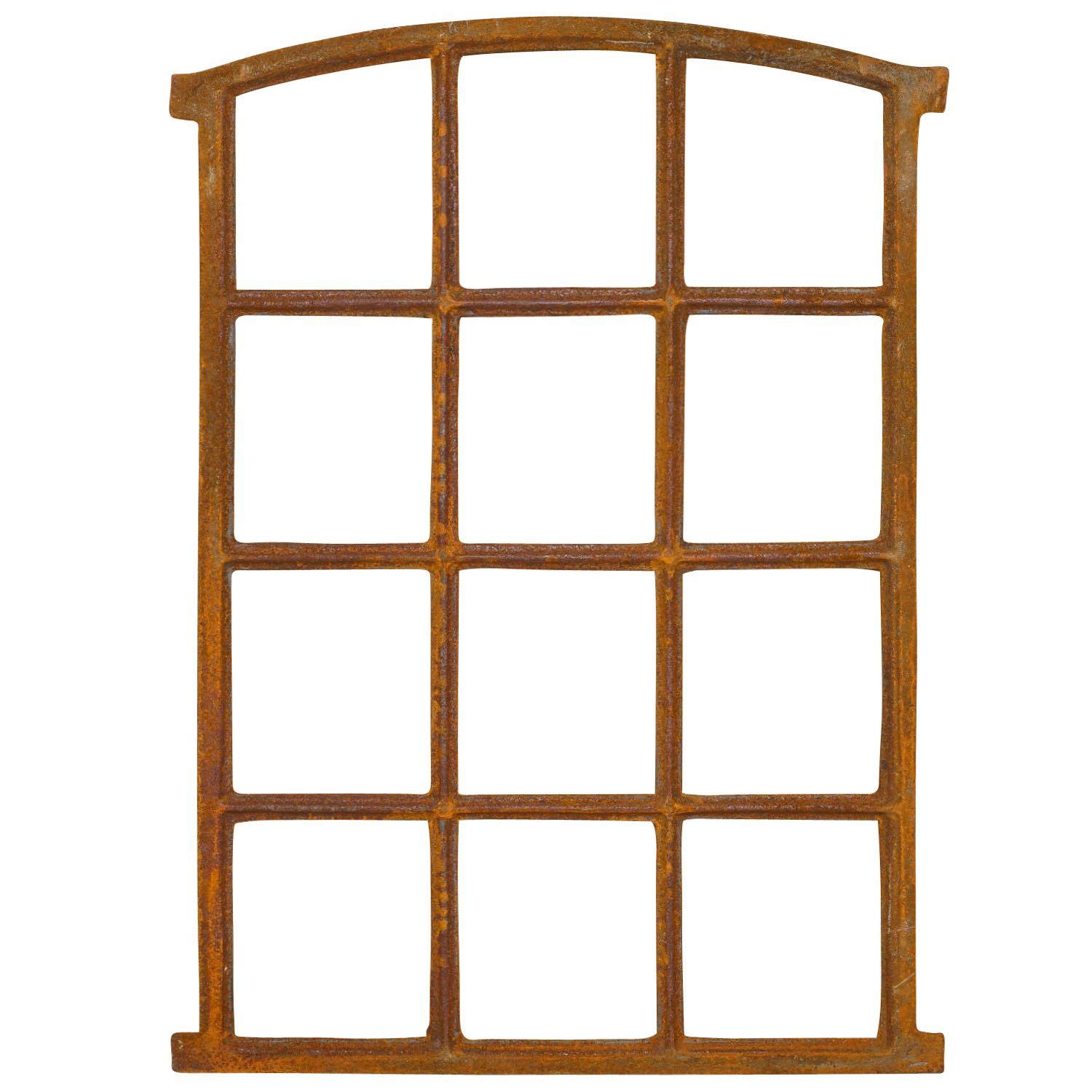 aubaho-F22A-R-20 Stallfenster Scheunenfenster Fenster zum Öffnen 12 Felder Eisen 78cm Antik-Stil