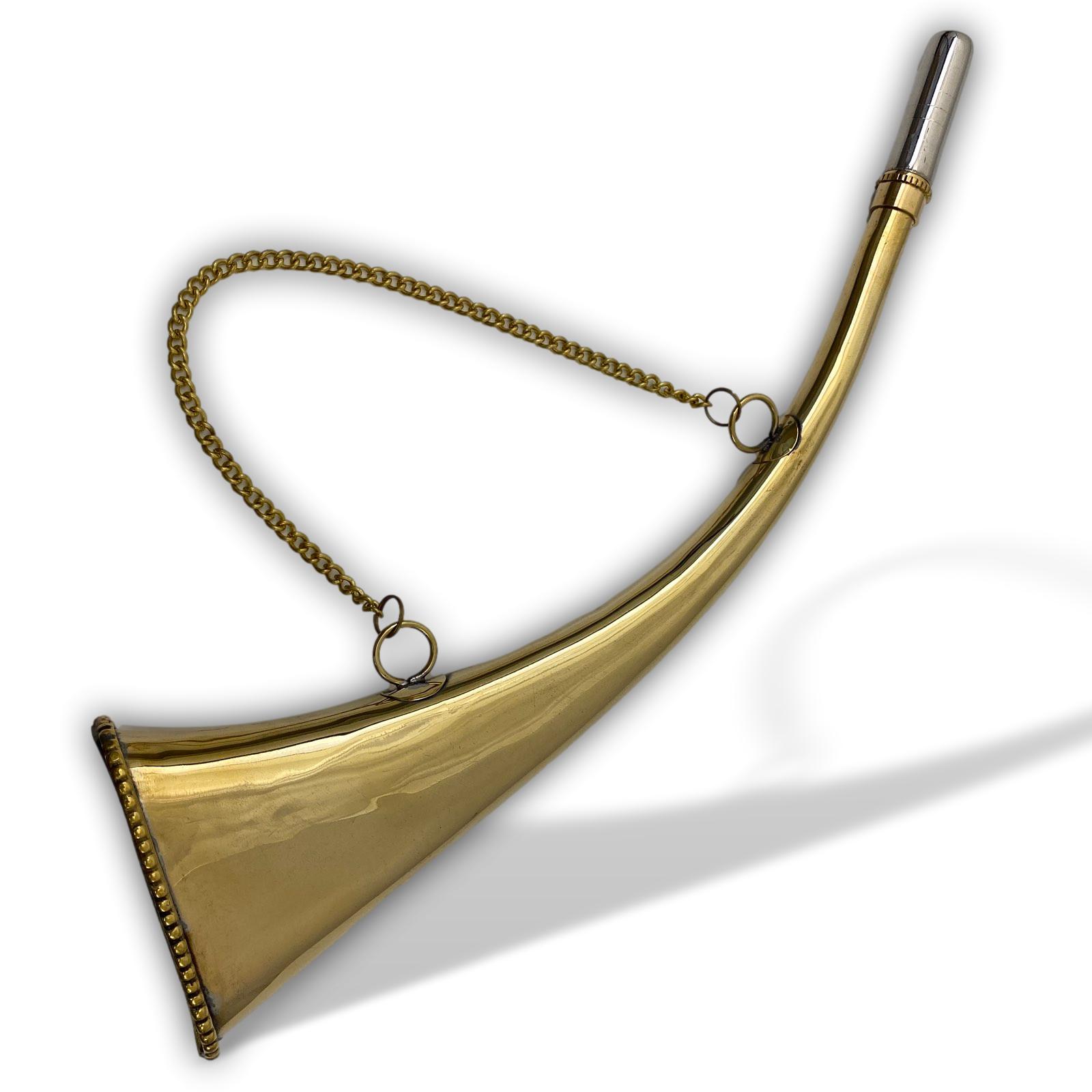 Maritim Nebelhorn Signalhorn Horn Messing Fanfare Boot Bootshorn Schiffshorn a