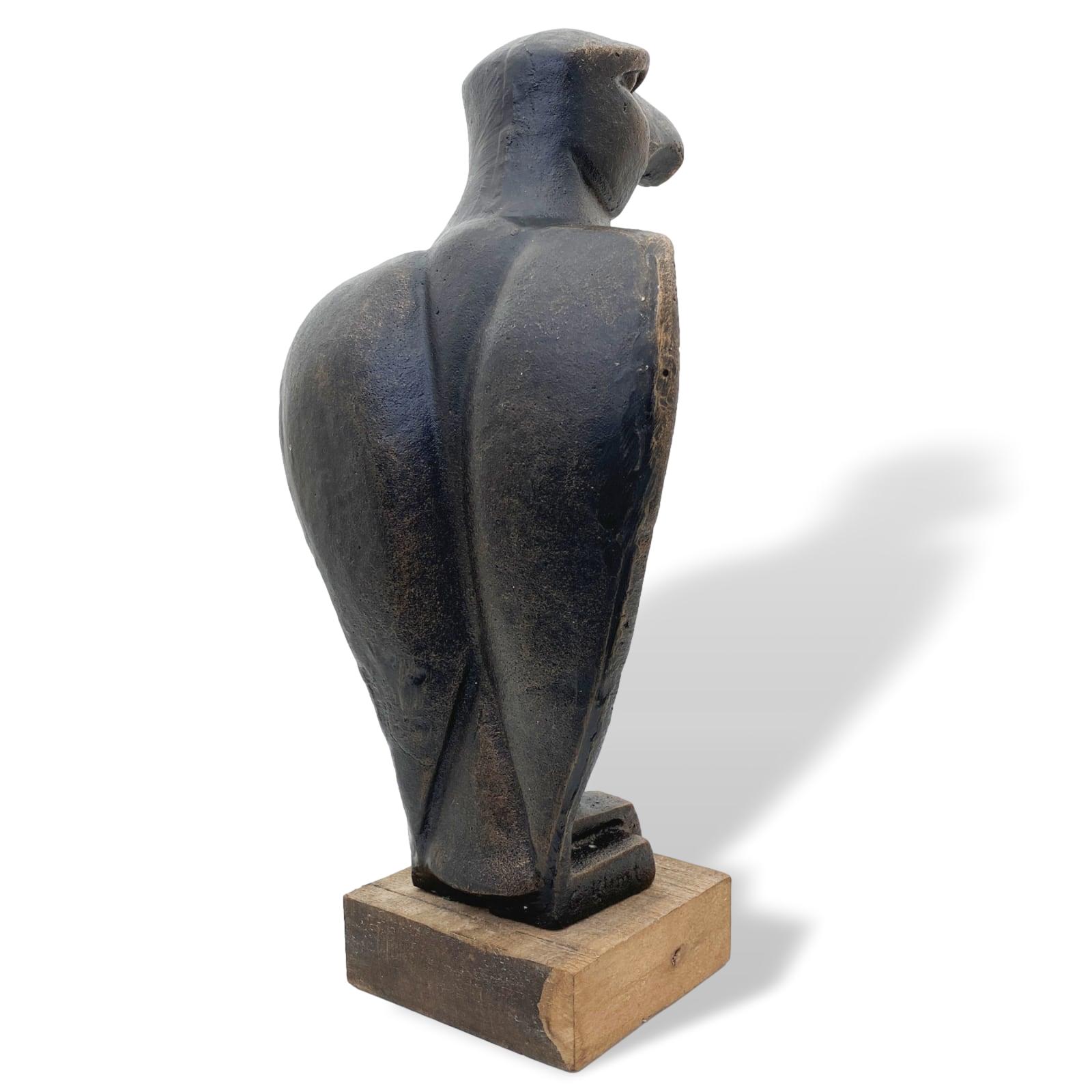 Skulptur Adler Figur Metall Bronze-Optik Art-Deko-Antik-Stil nach Klimt Replik
