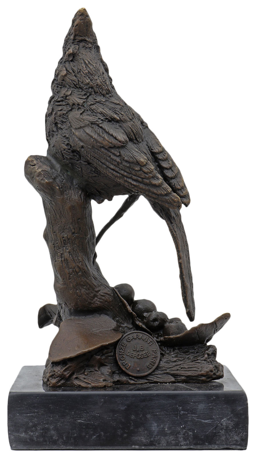 Bronzeskulptur Kardinal Vogel im Antik-Stil Bronze Figur Statue 65cm