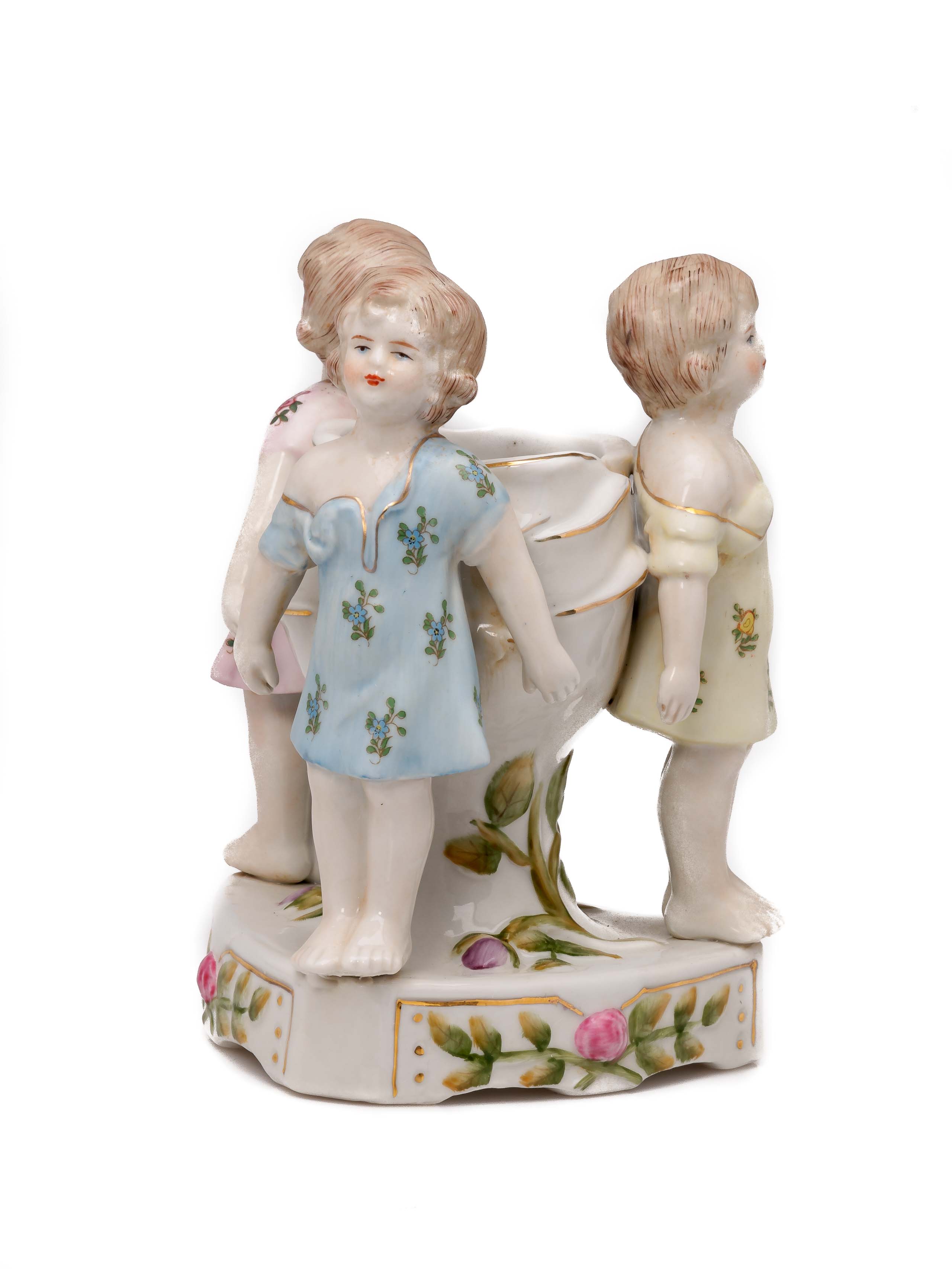 WH-30-3 Porzellan Schale Vase Anbietschale Kinder antik Stil Kerzen Leuchter